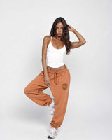 Raw Caramel Classic Cuffed Sweatpants