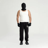 White Essential Ribbed Tank