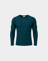 Classic Rib Forest Green Henley