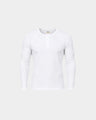 Classic Rib White Henley