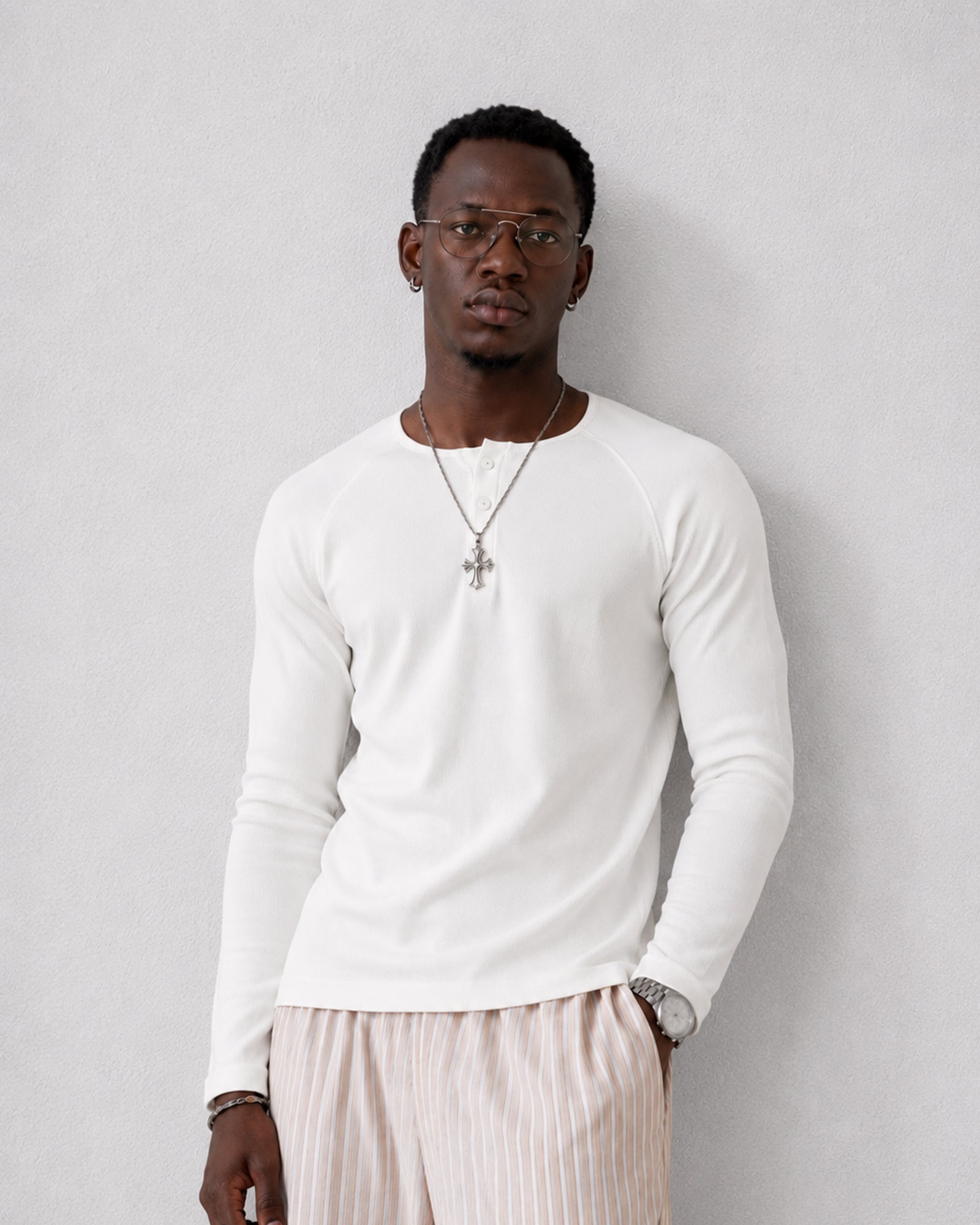 Classic Rib Henley Bundle (Pack of 3)