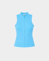 Azure Racer Zipper Tank