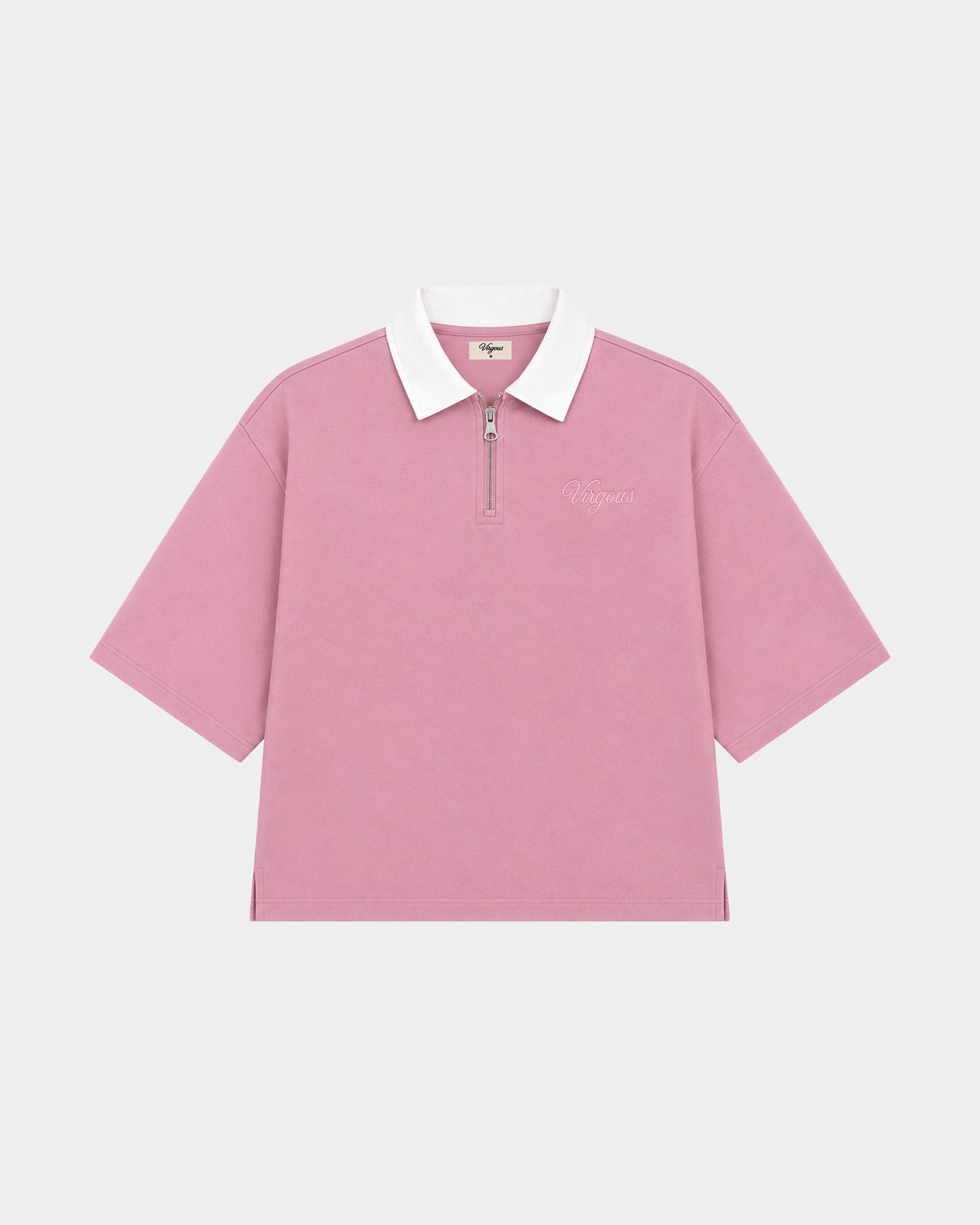 Women's Blush Boxy Quarter Zip