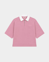 Men's Blush Boxy Quarter Zip