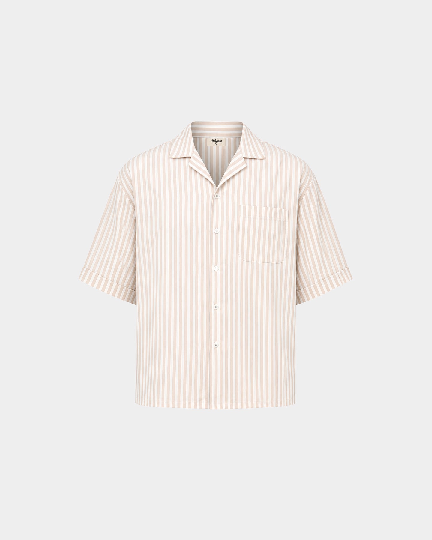 Men Beige Classic Box Fit