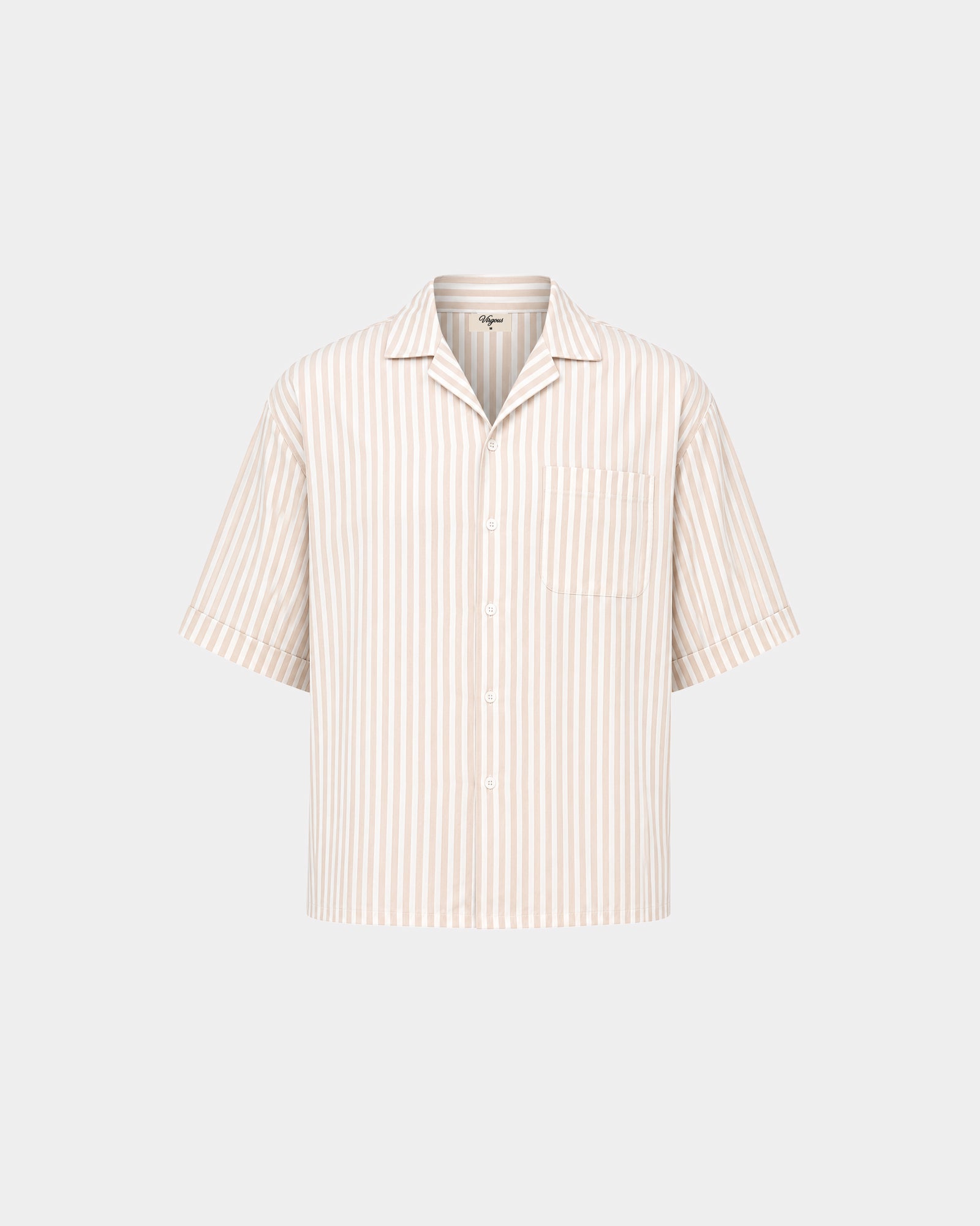 Men Beige Classic Box Fit