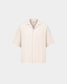Men Beige Classic Box Fit Shirt