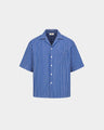 Men's Blue Classic Box Fit Shirt