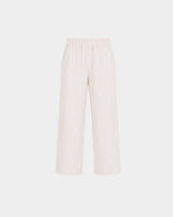 Women's Beige Classic Relaxed Trousers