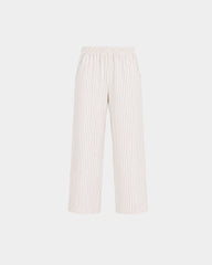 Women's Beige Classic Relaxed Trousers
