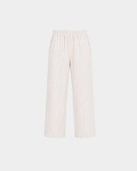 Women's Beige Classic Relaxed Trousers