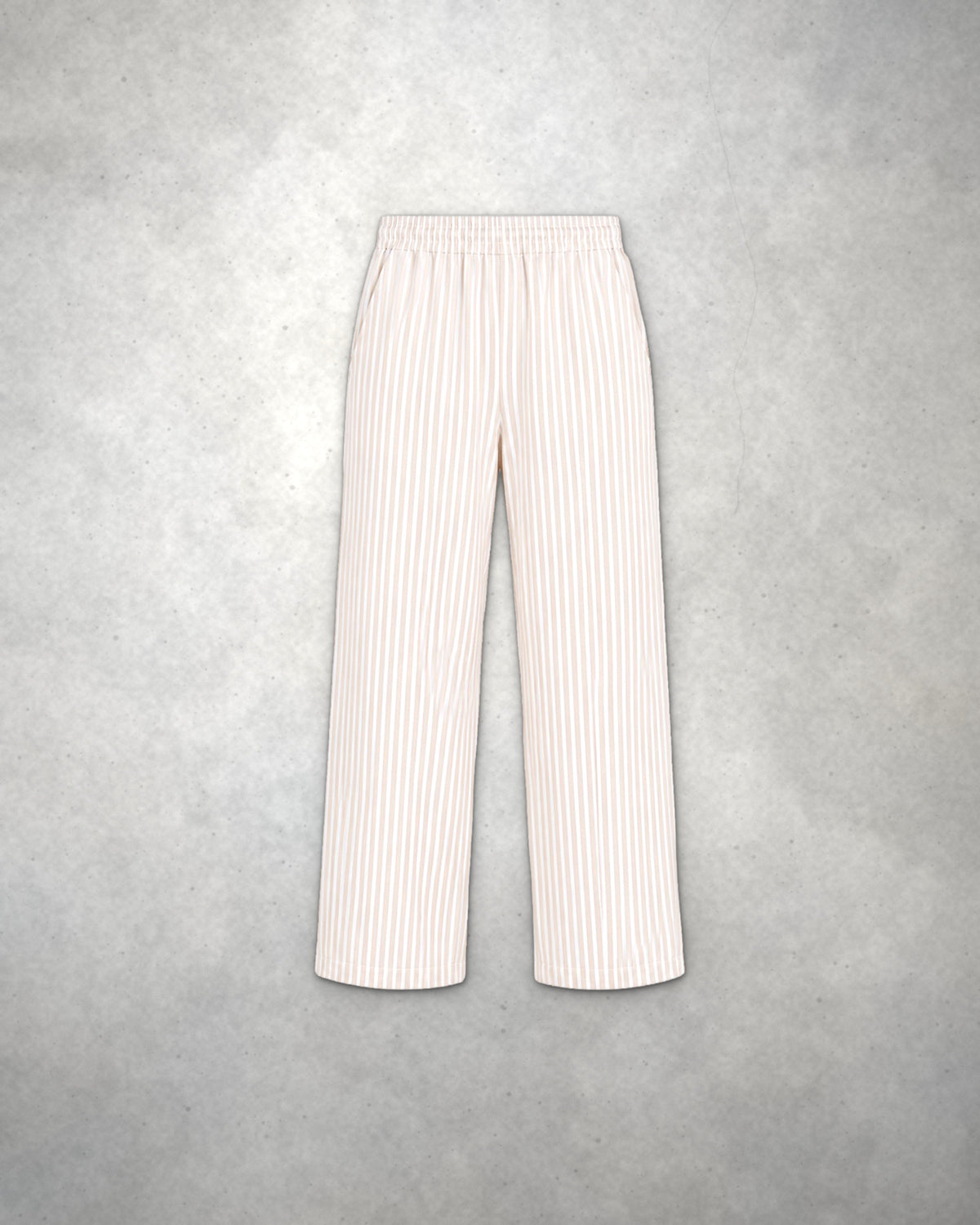 Women's Beige Classic Relaxed Trousers