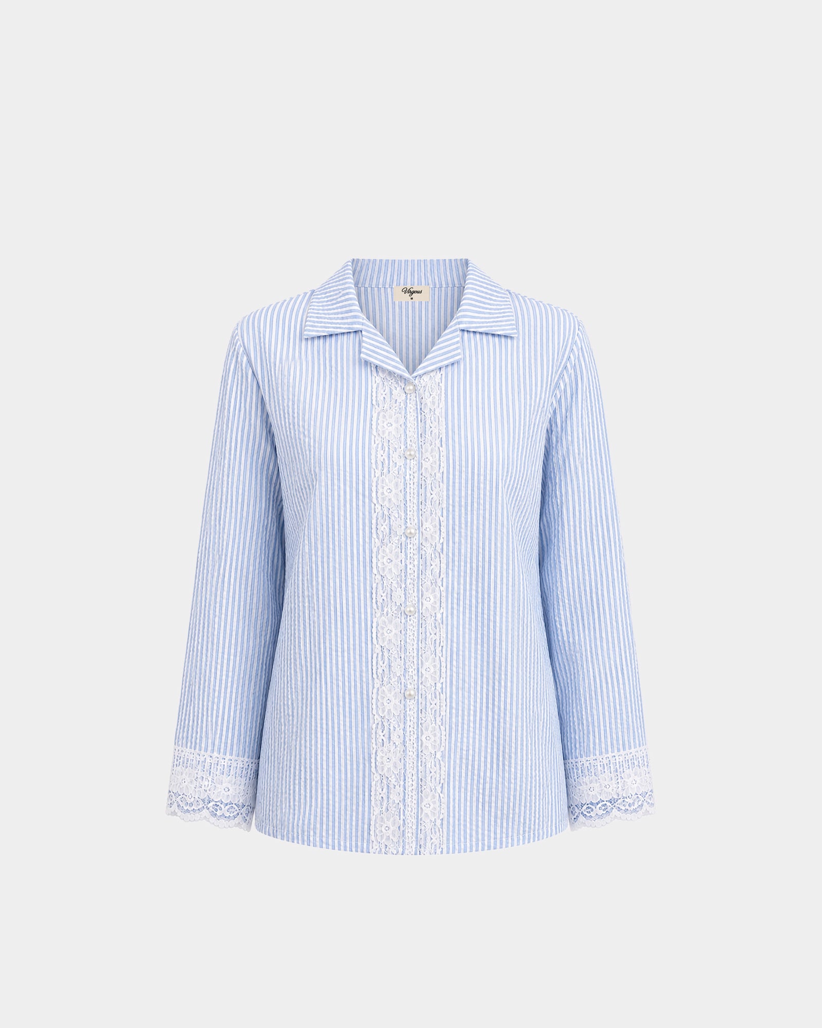 Azure Tailored Waist Adjustable Shirt