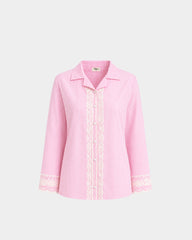 Blush Tailored Waist Adjustable Shirt