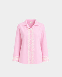 Blush Tailored Waist Adjustable Shirt