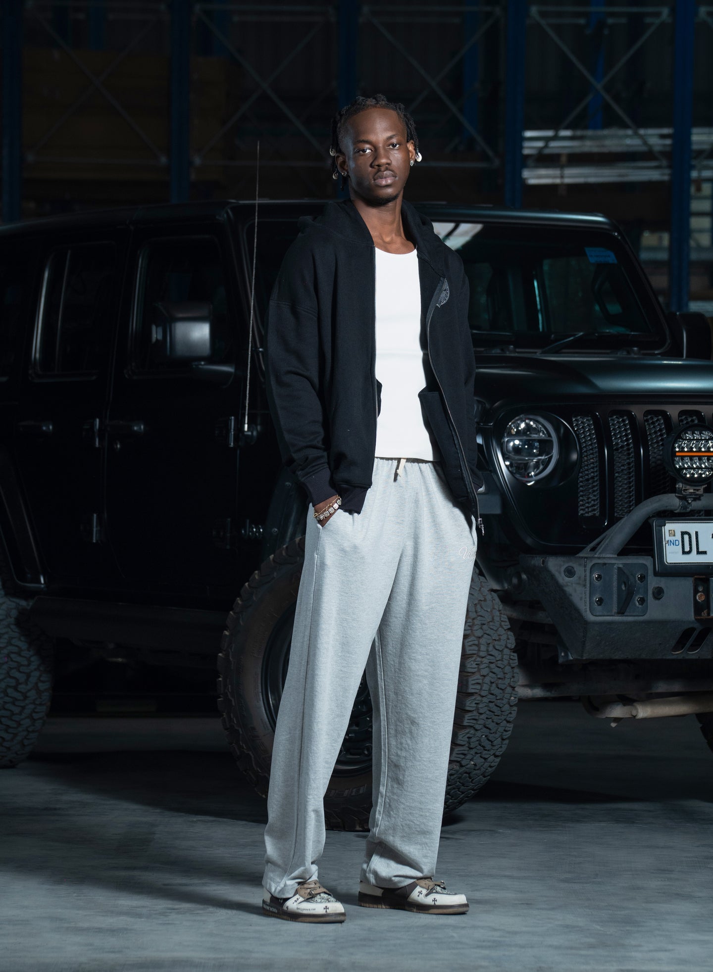 HERITAGE ESSENTIAL ZIPPER HOODIE