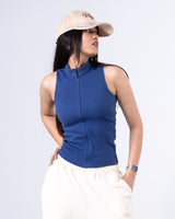 Midnight Racer Zipper Tank