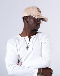 Classic Rib White Henley