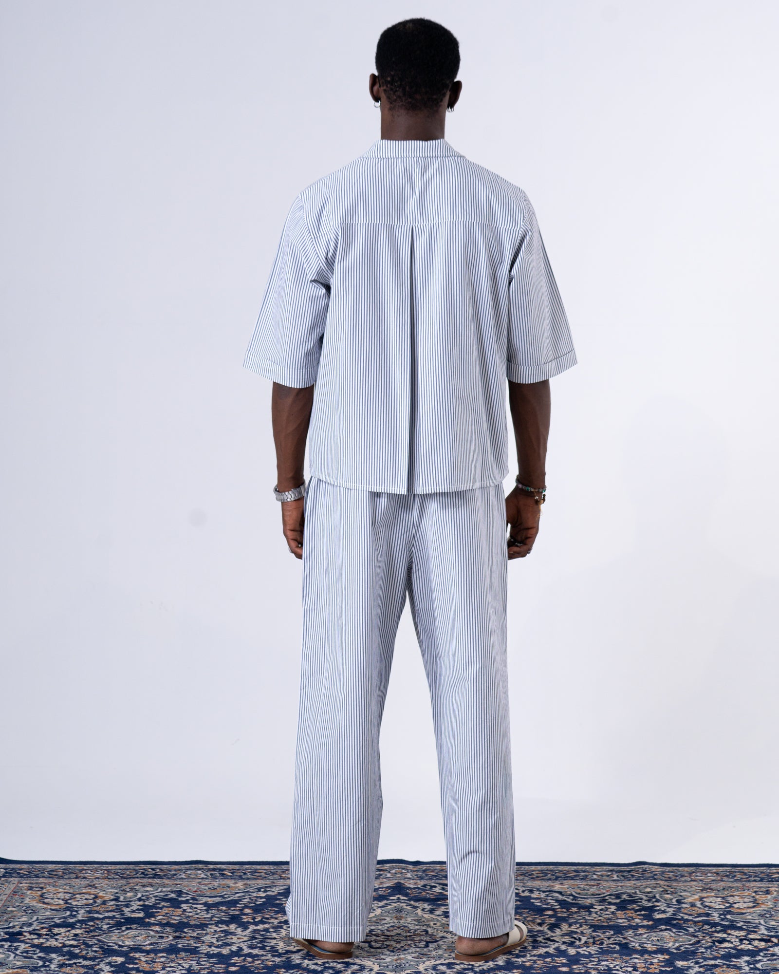 Men's Grey Classic Relaxed Trousers