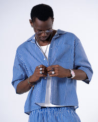 Men's Blue Classic Box Fit