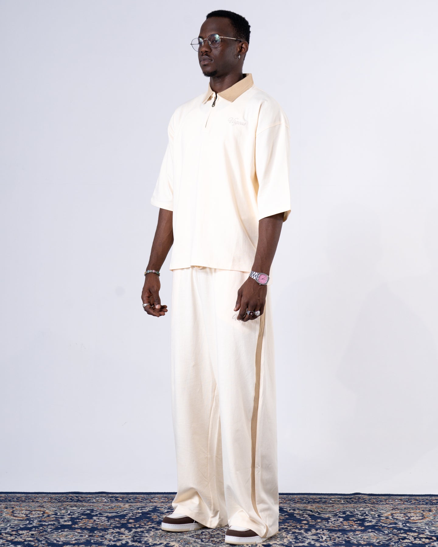Men's Ivory Comfort Sweatpants