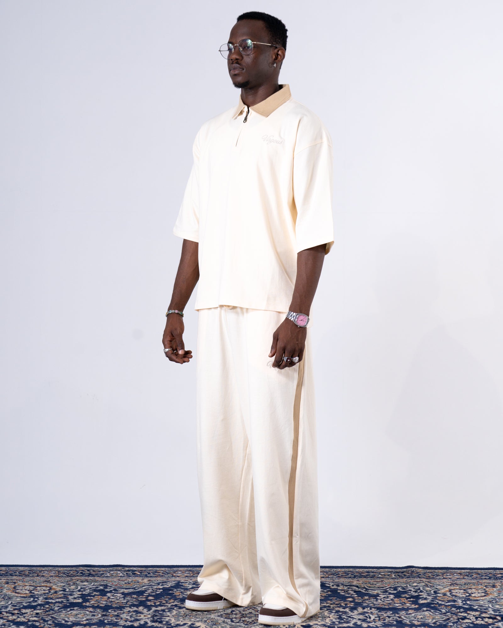 Men's Ivory Comfort Sweatpants