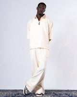 Ivory Box Fit Shirt + Sweatpants Set