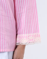 Blush Tailored Waist Adjustable Shirt