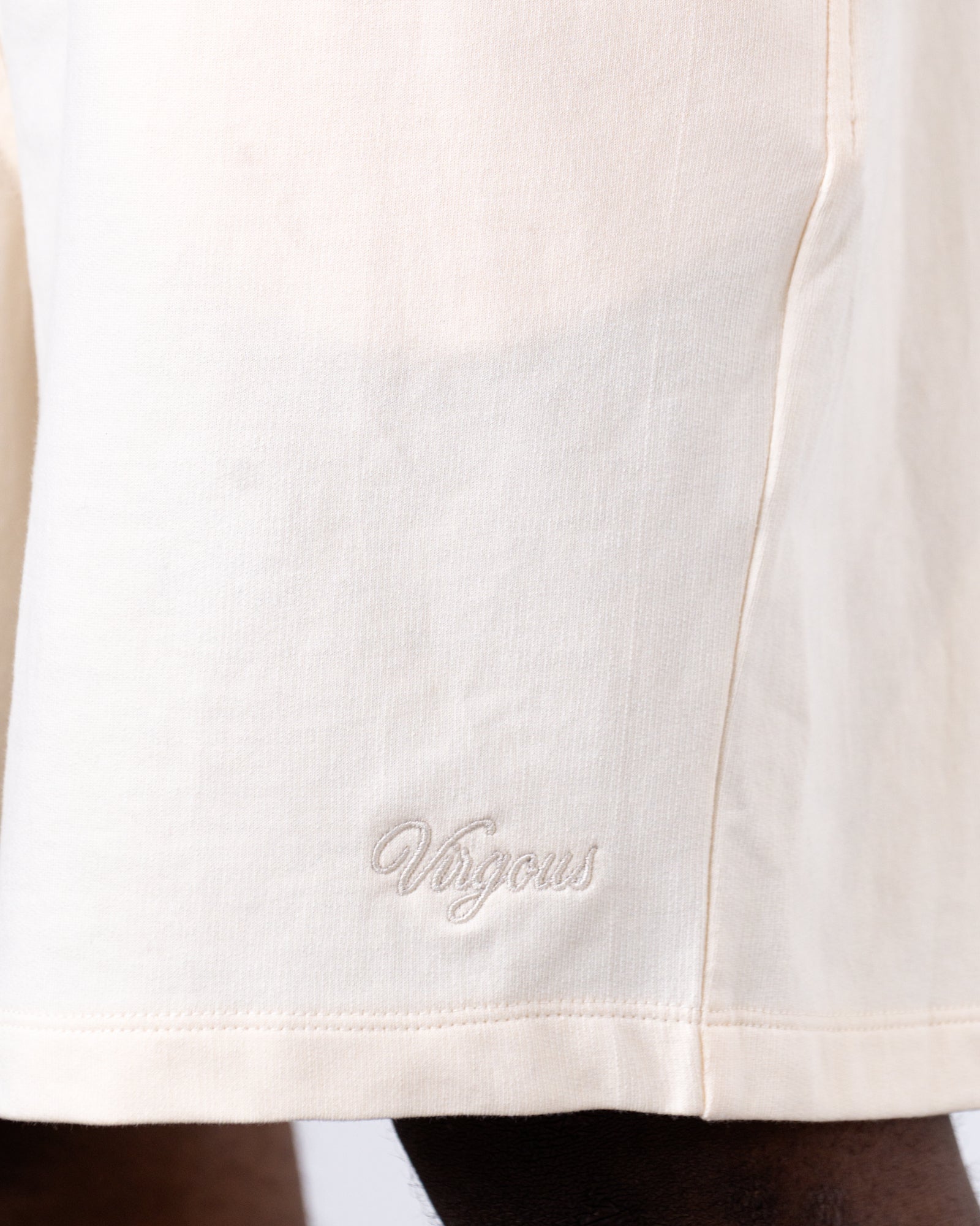 Ivory Box Fit Shirt + Lounge Shorts Set