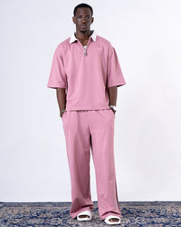Men's Blush Boxy Quarter Zip