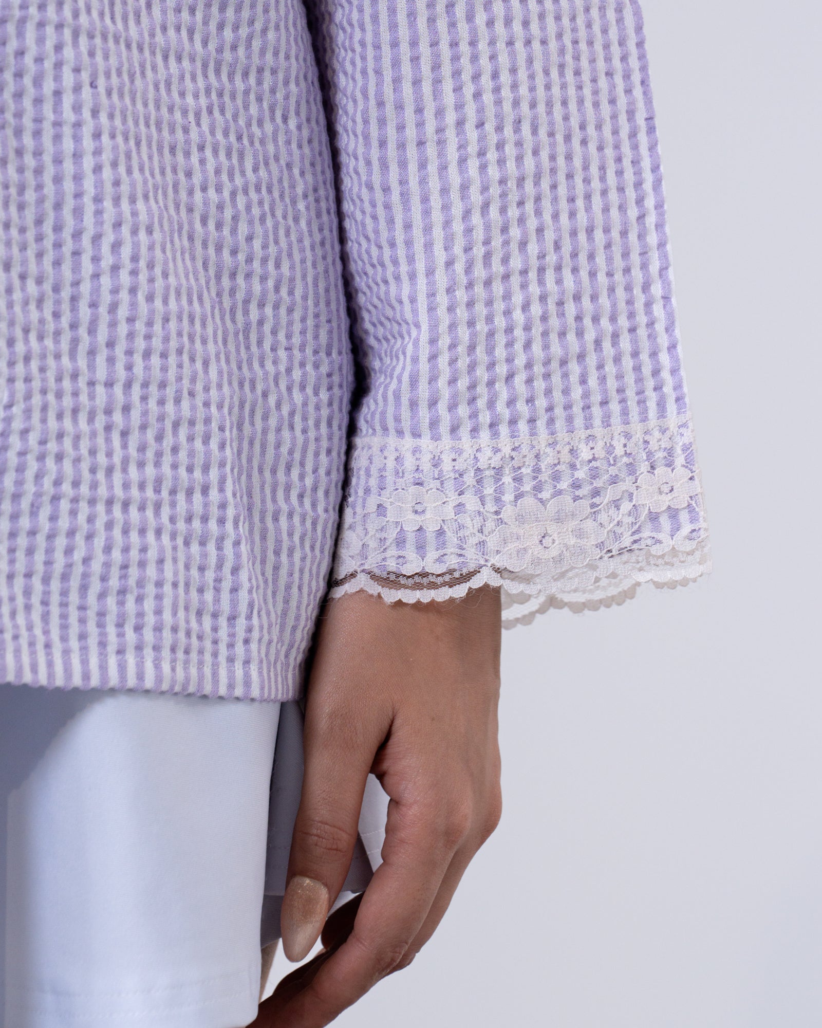Orchid Tailored Waist Adjustable Shirt