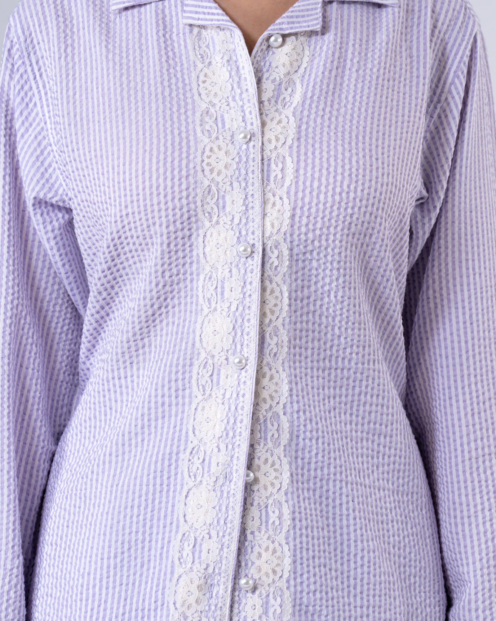 Orchid Tailored Waist Adjustable Shirt
