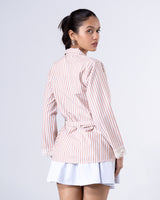 Nude Tailored Waist Adjustable Shirt