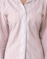 Nude Tailored Waist Adjustable Shirt