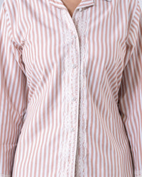 Nude Tailored Waist Adjustable Shirt