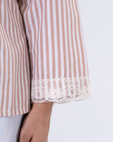 Nude Tailored Waist Adjustable Shirt
