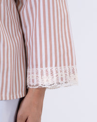 Nude Tailored Waist Adjustable Shirt