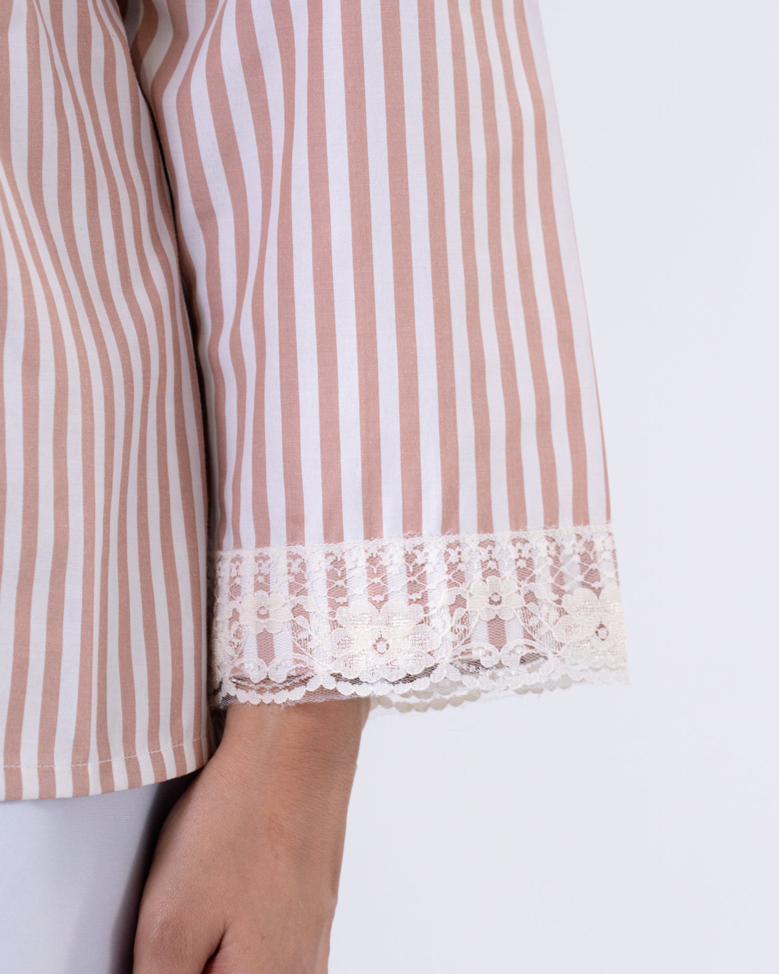 Nude Tailored Waist Adjustable Shirt