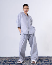 Women's Grey Classic Relaxed Trousers