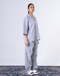 Women's Grey Classic Relaxed Trousers