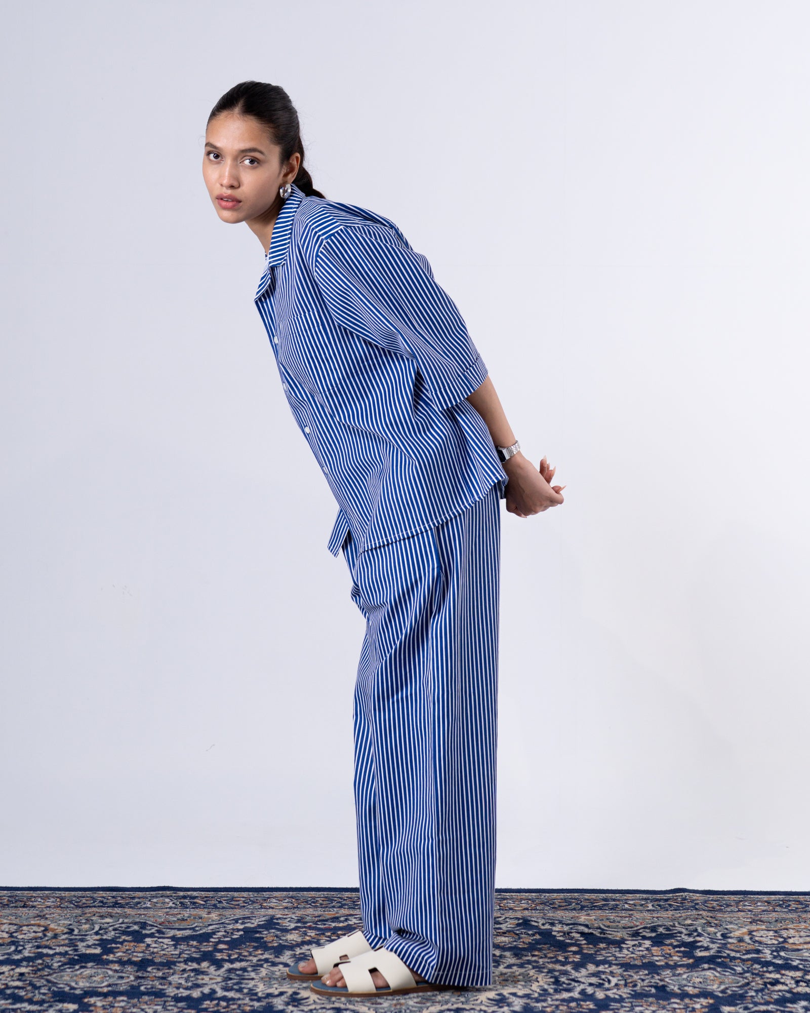Boyfriend's Shirt + Trousers set