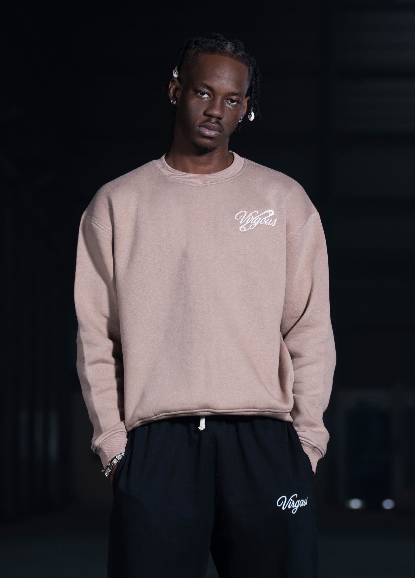 Beige Classic Sweatshirt