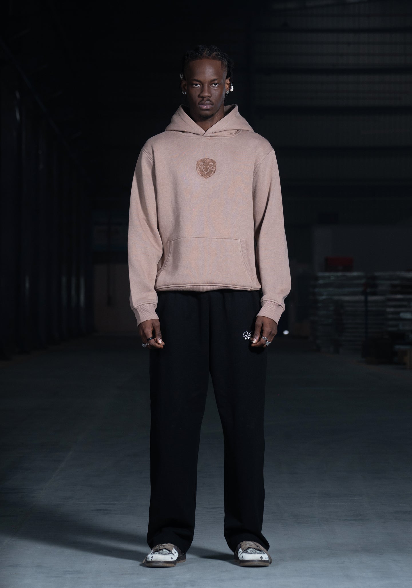 Beige Heritage Hoodie