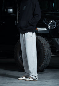 Grey Straight Fit Sweats