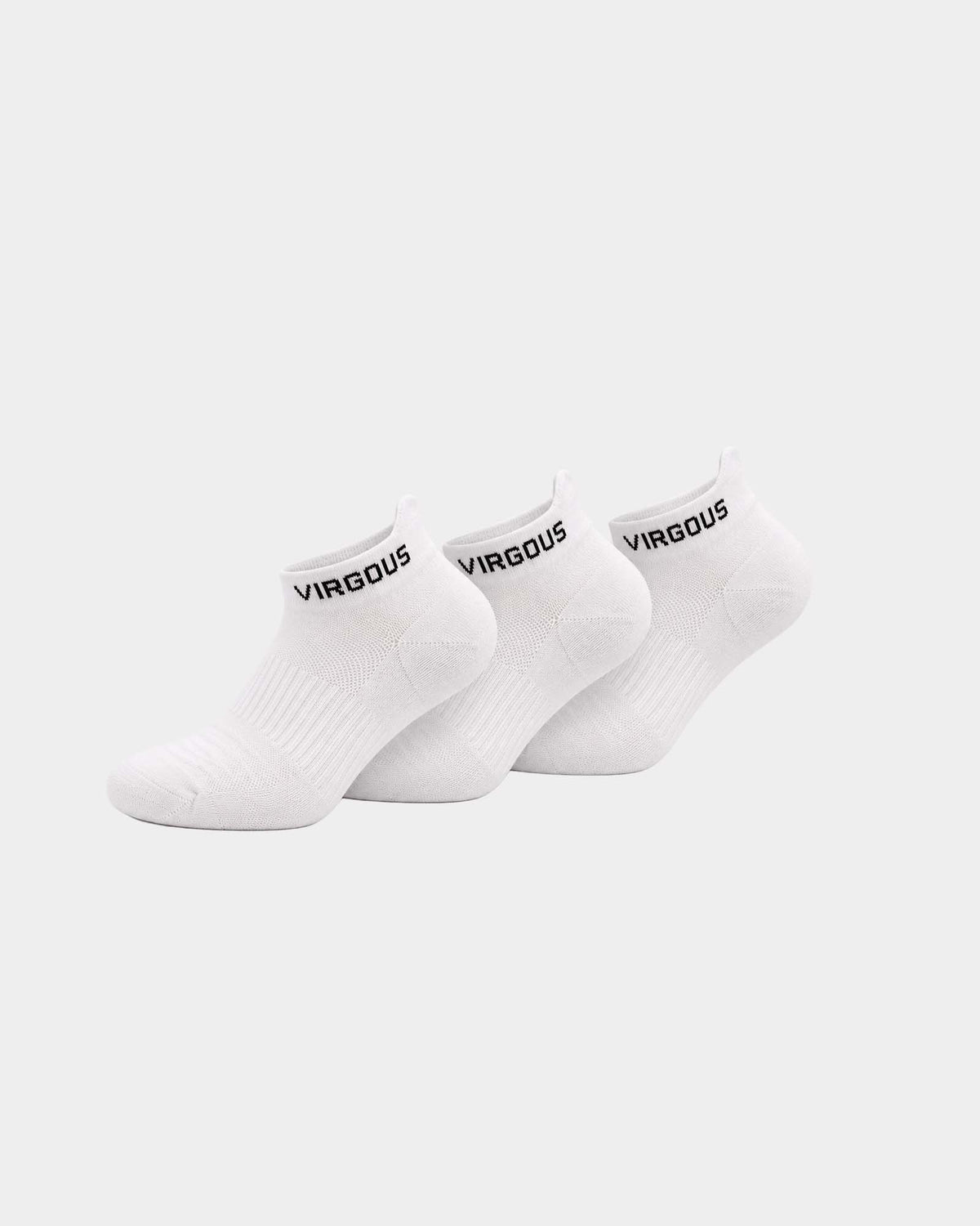 White Ankle Length Socks (Set of 3)