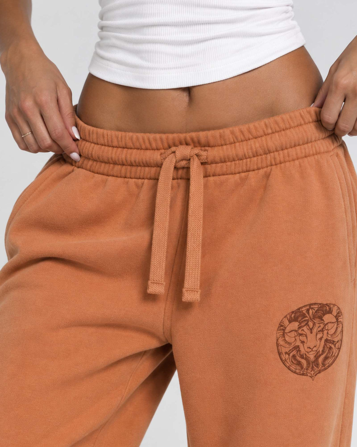 Raw Caramel Classic Cuffed Sweatpants