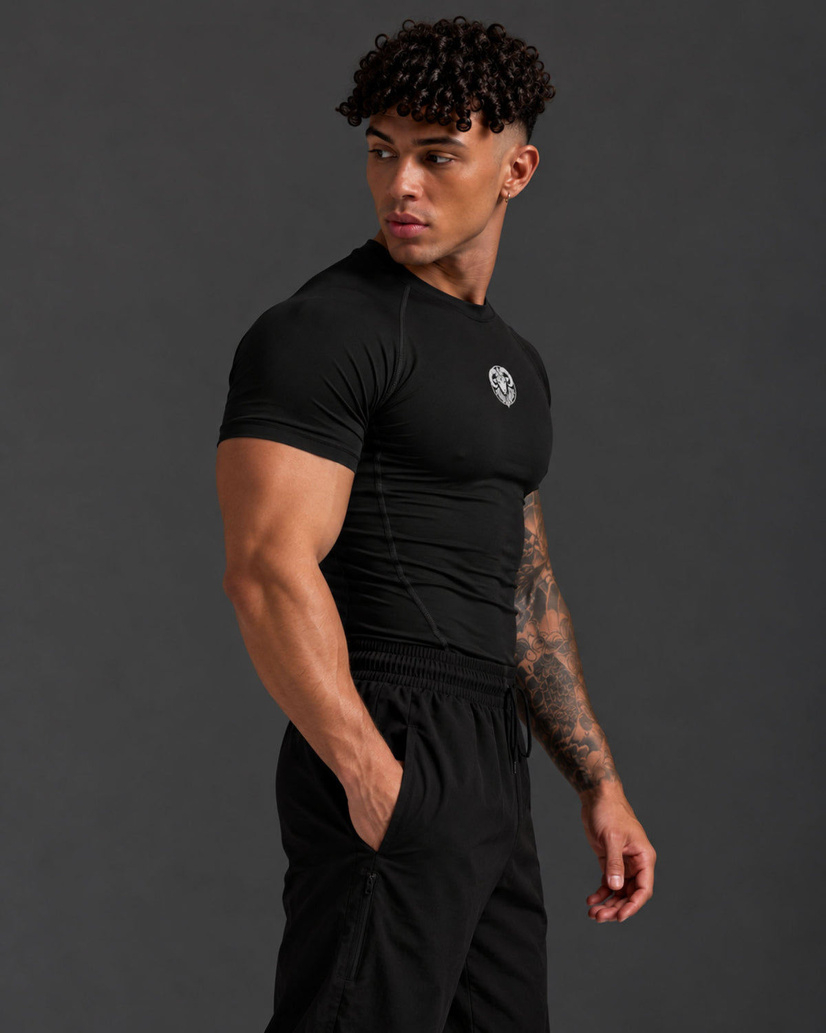 Black Core Compression T-shirt