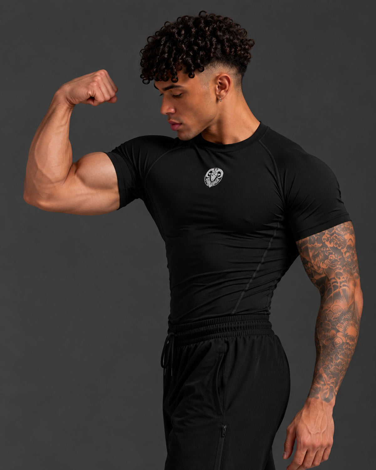 Black Core Compression T-shirt