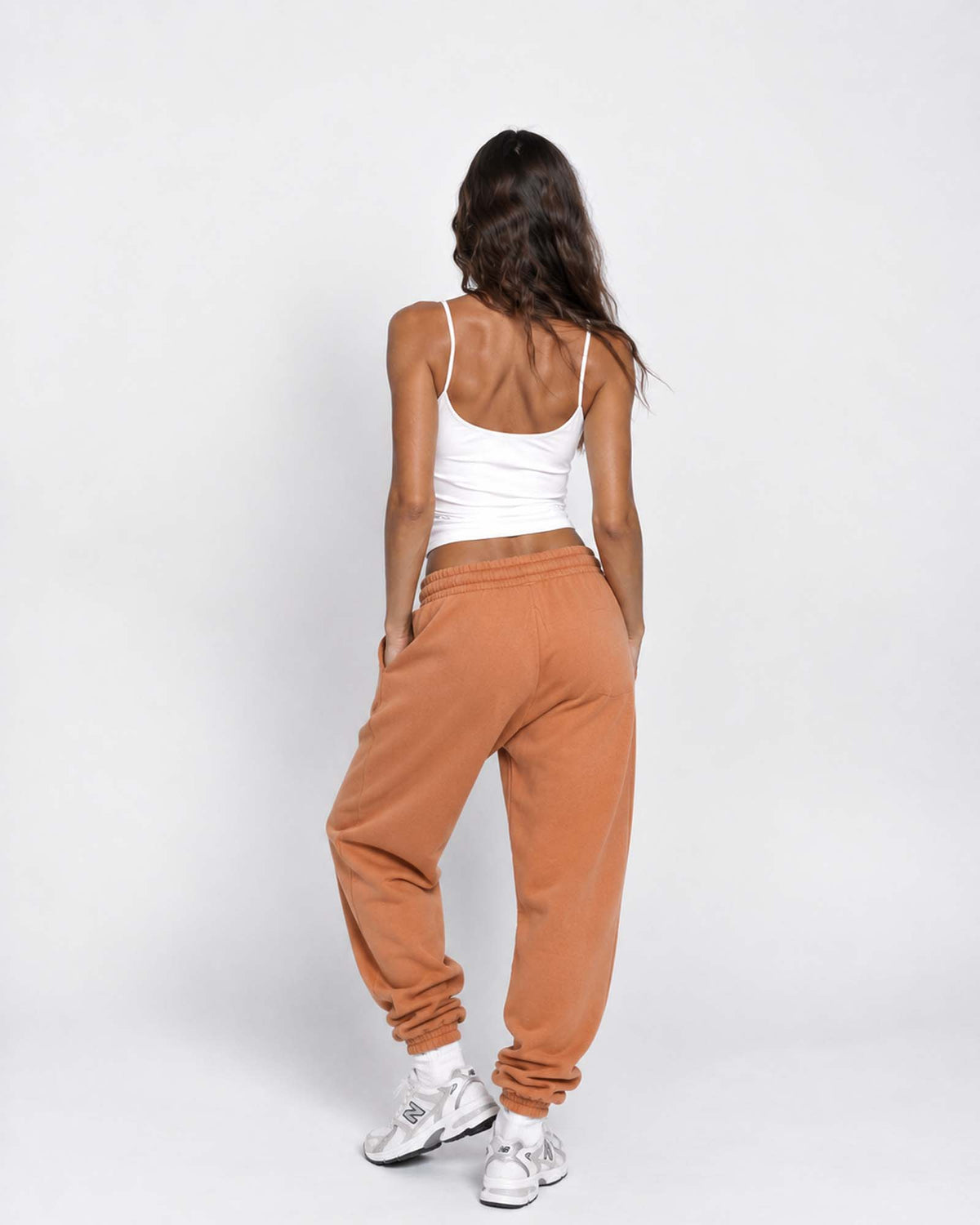 Raw Caramel Classic Cuffed Sweatpants