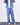 Men's Blue Classic Relaxed Trousers